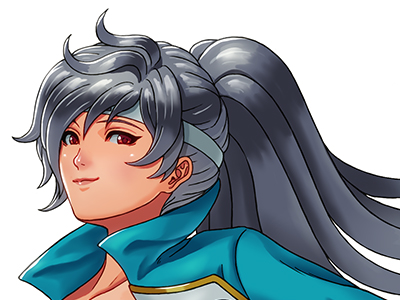 女侍のイラスト